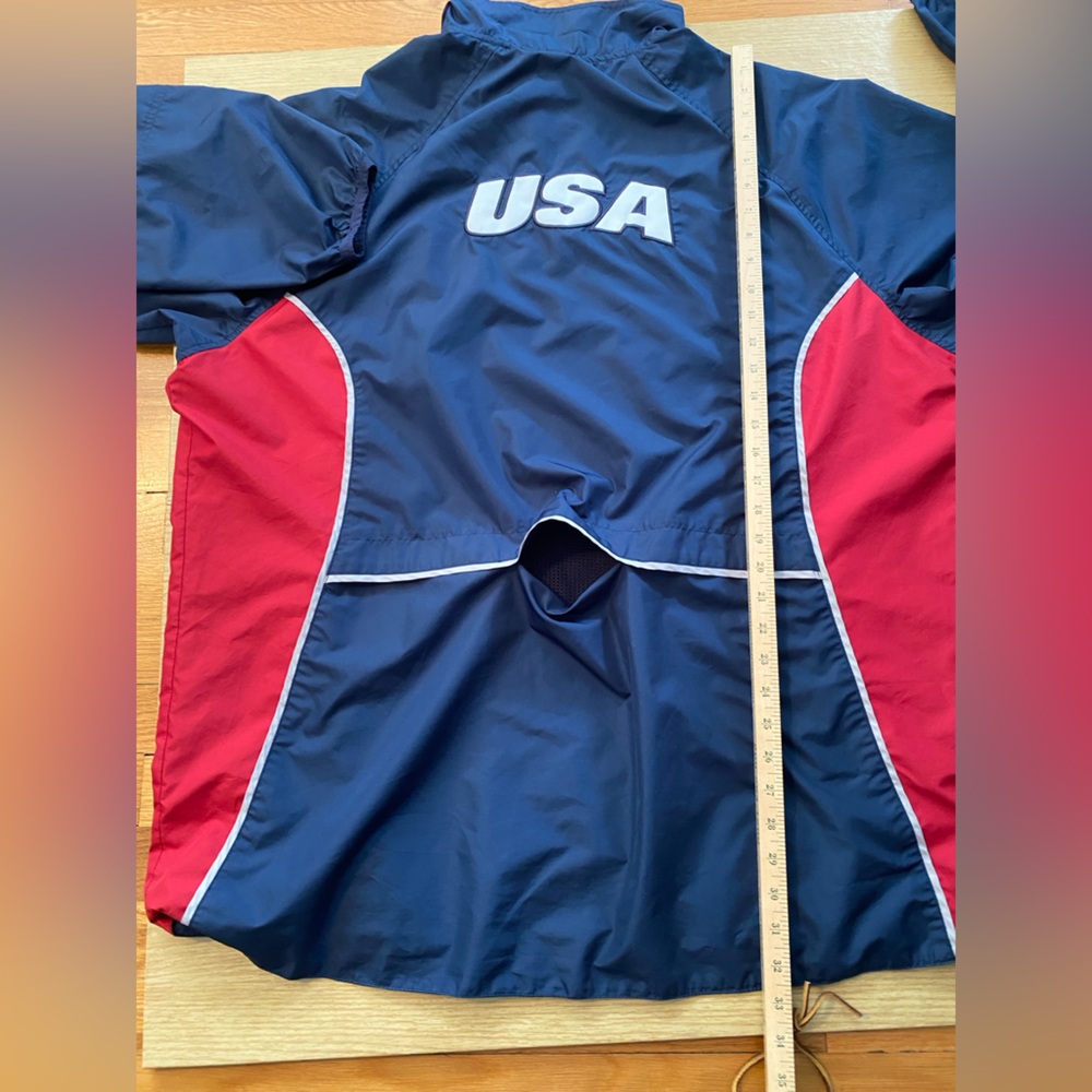 Nike USA 🇺🇸 Soccer Pullover Navy Blue Windbreaker 🇺🇸 XL - Picture 16 of 16